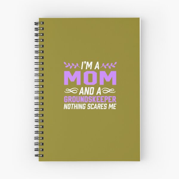 Item preview, I'm A Mom & Groundskeeper Nothing Scares Me designed and sold by AlwaysAwesome.