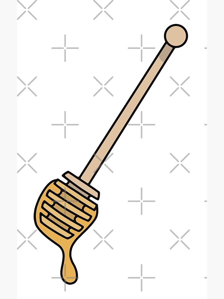 Honey Dripping From Wooden Dipper Stick Vector Stock Illustration -  Download Image Now - Honey, Honey Dipper, Agriculture - iStock