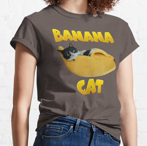 Banana Cat Funny Meme Gift Tee' Women's T-Shirt