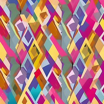 Artwork thumbnail, Retro Abstract Multi Color Pattern by Sapphire07