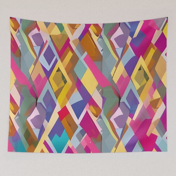 Item preview, Retro Abstract Multi Color Pattern designed and sold by Sapphire07.