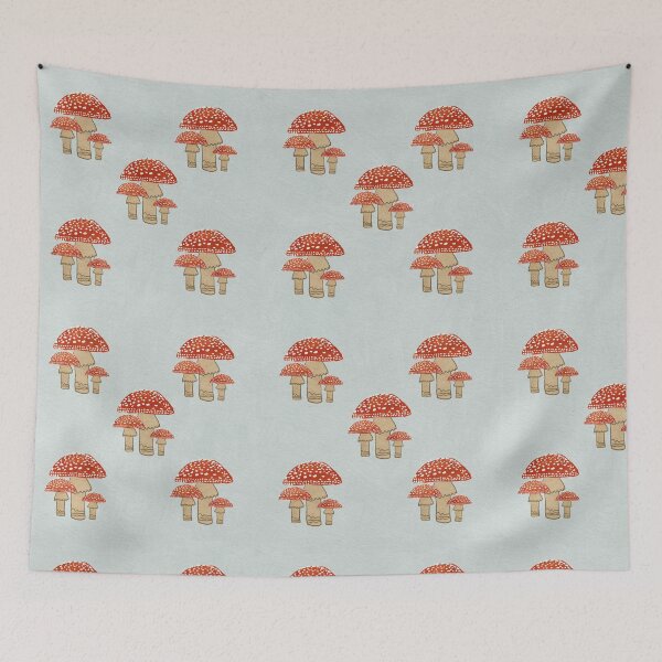 Item preview, Red Cap Mushrooms designed and sold by christabelco.