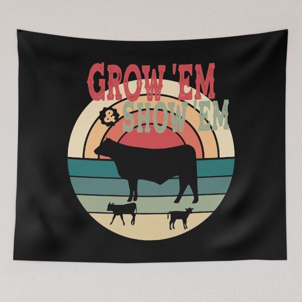 Item preview, Livestock Show Steers - Grow Em And Show Em - Market Steers designed and sold by handsoftime2020.