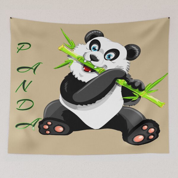 Item preview, Panda gnawing bamboo kids animal t-shirt designed and sold by farfalla68.