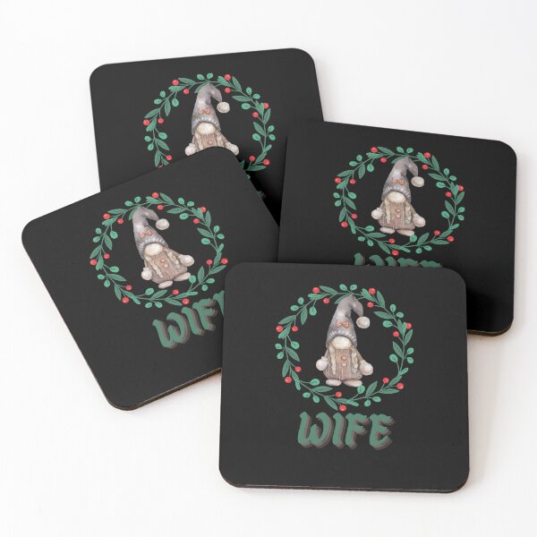 Item preview, Merry Christmas Gnome Wife - Funny Christmas Gift  - Gonk designed and sold by ImagesDesigns.