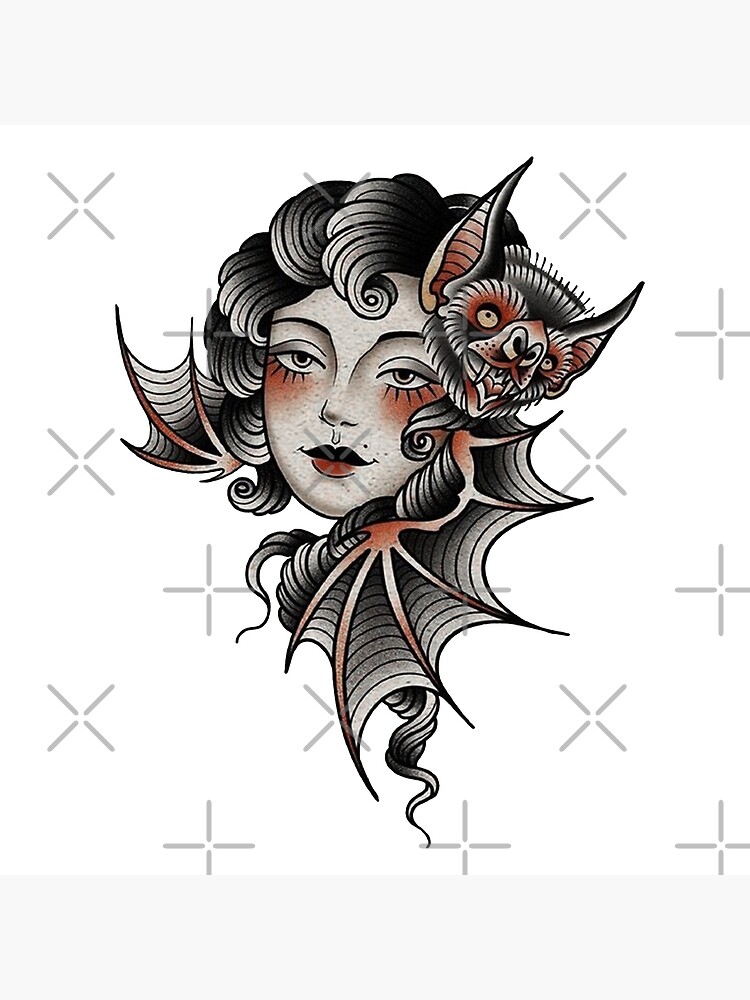 Vampira - Maila Nurmi tattooed-Goth-Vampire-Horror