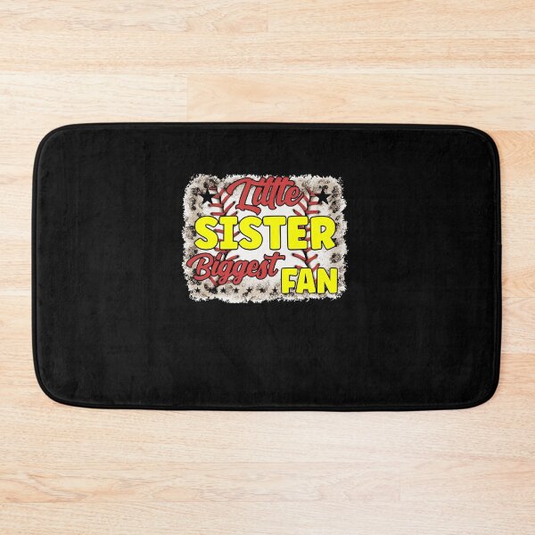 Item preview, Little Sister Biggest Fan Baseball designed and sold by Ibu83.