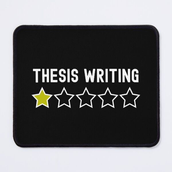 Item preview, Thesis Writing One Star Review - Thesis Defense, Dissertation Defense Ph.D, Graduate Student, Preliminary Exam, Grad Student, Master's Degree designed and sold by jadedscientist.