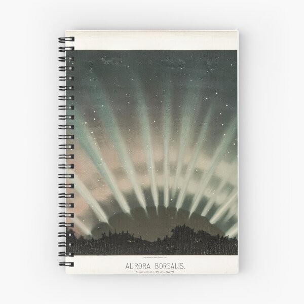 Item preview, Aurora Borealis Northern Lights Astronomical Drawings by Étienne Léopold Trouvelot designed and sold by AesthetesLegacy.