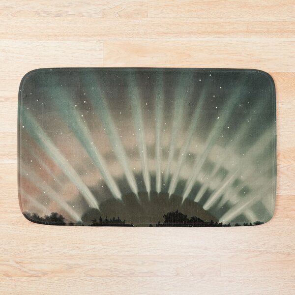 Item preview, Aurora Borealis Northern Lights Astronomical Drawings by Étienne Léopold Trouvelot designed and sold by AesthetesLegacy.