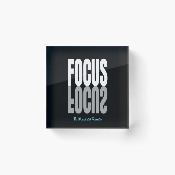 Item preview, FOCUS - White on Black designed and sold by TheReporter1.