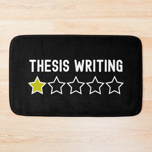 Item preview, Thesis Writing One Star Review - Thesis Defense, Dissertation Defense Ph.D, Graduate Student, Preliminary Exam, Grad Student, Master's Degree designed and sold by jadedscientist.