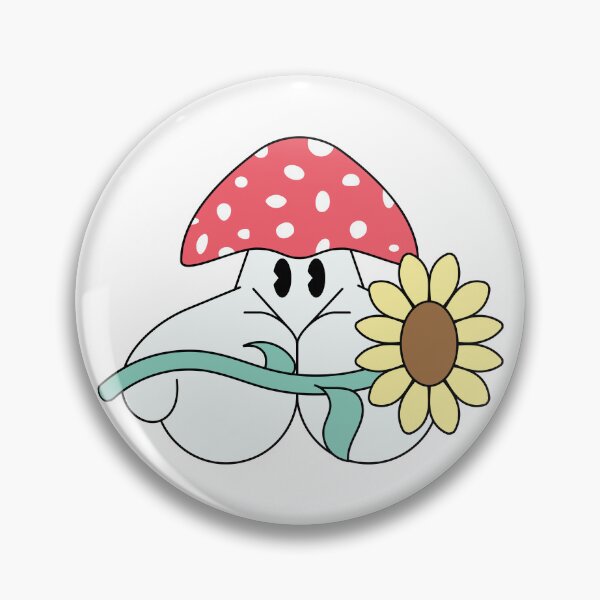 Item preview, Cute Flower Mushroom Cartoon Character designed and sold by Poly-Apparel.