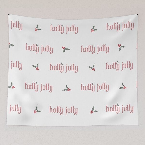 Item preview, Holly Jolly Christmas Pattern designed and sold by jenmstudio.