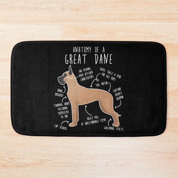 Item preview, Cropped Fawn Great Dane Dog Anatomy designed and sold by Clara Hollins.