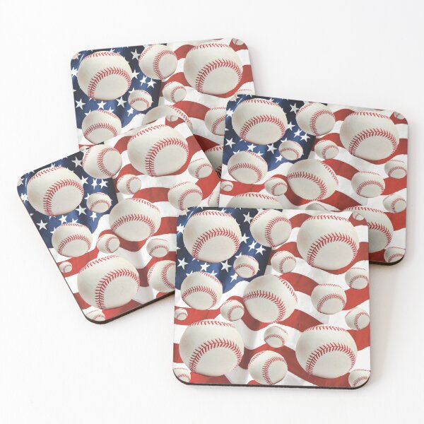 Item preview, American flag baseball  designed and sold by MABbluefields.