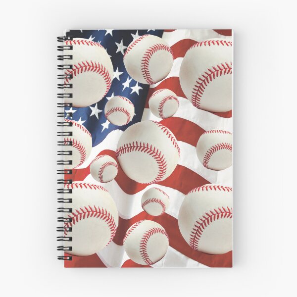 Item preview, American flag baseball  designed and sold by MABbluefields.