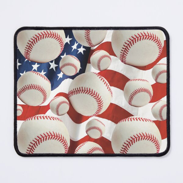 Item preview, American flag baseball designed and sold by MABbluefields.