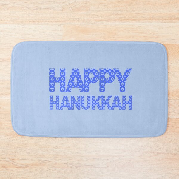 Item preview, Happy Hanukkah blue and white design designed and sold by NJGDesigns.