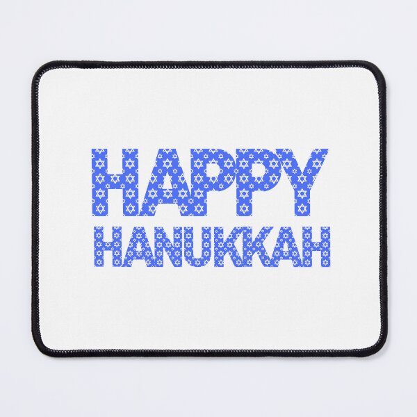 Item preview, Happy Hanukkah blue and white design designed and sold by NJGDesigns.