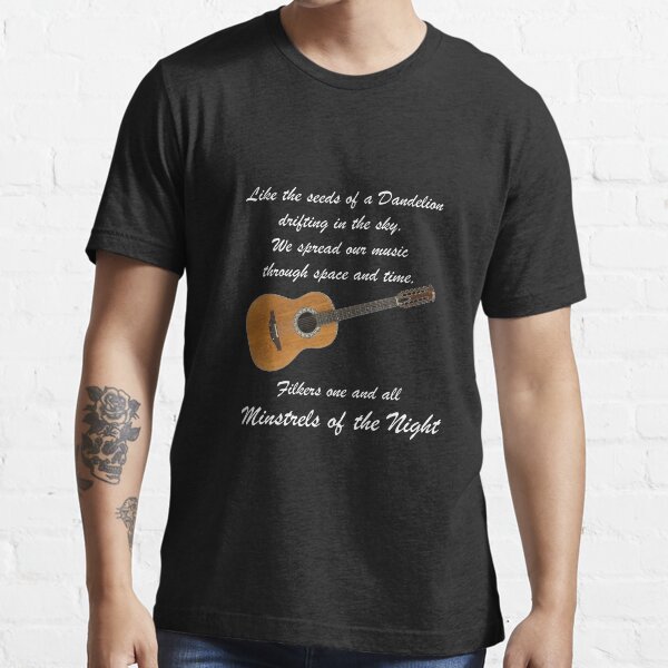 Minstels of the Night - White Lettering Essential T-Shirt