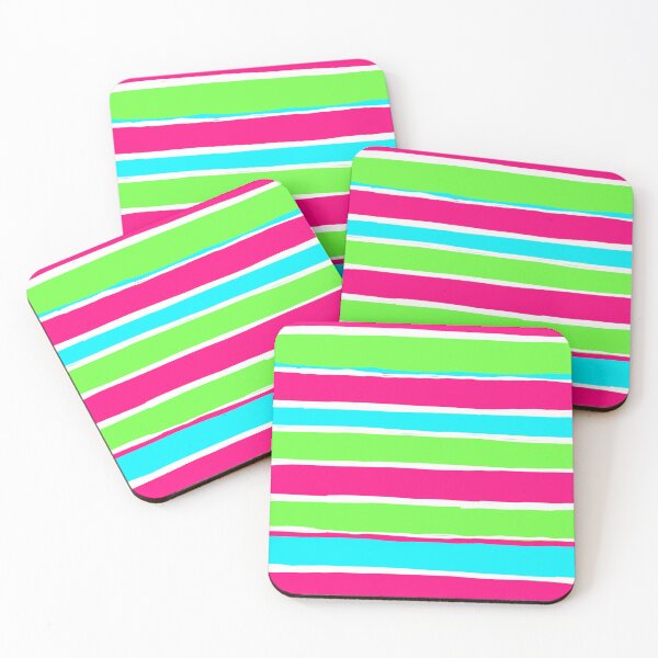 Item preview, Stripes: Green, Blue and Pink designed and sold by DanielleGensler.