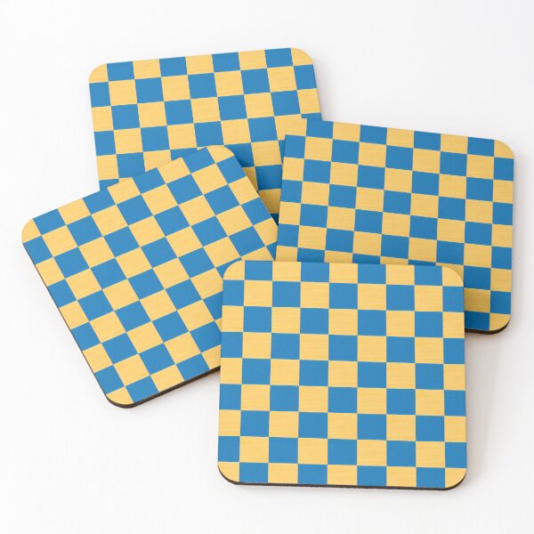 Item preview, Yellow & Blue Checkerboard designed and sold by PSCSCo.