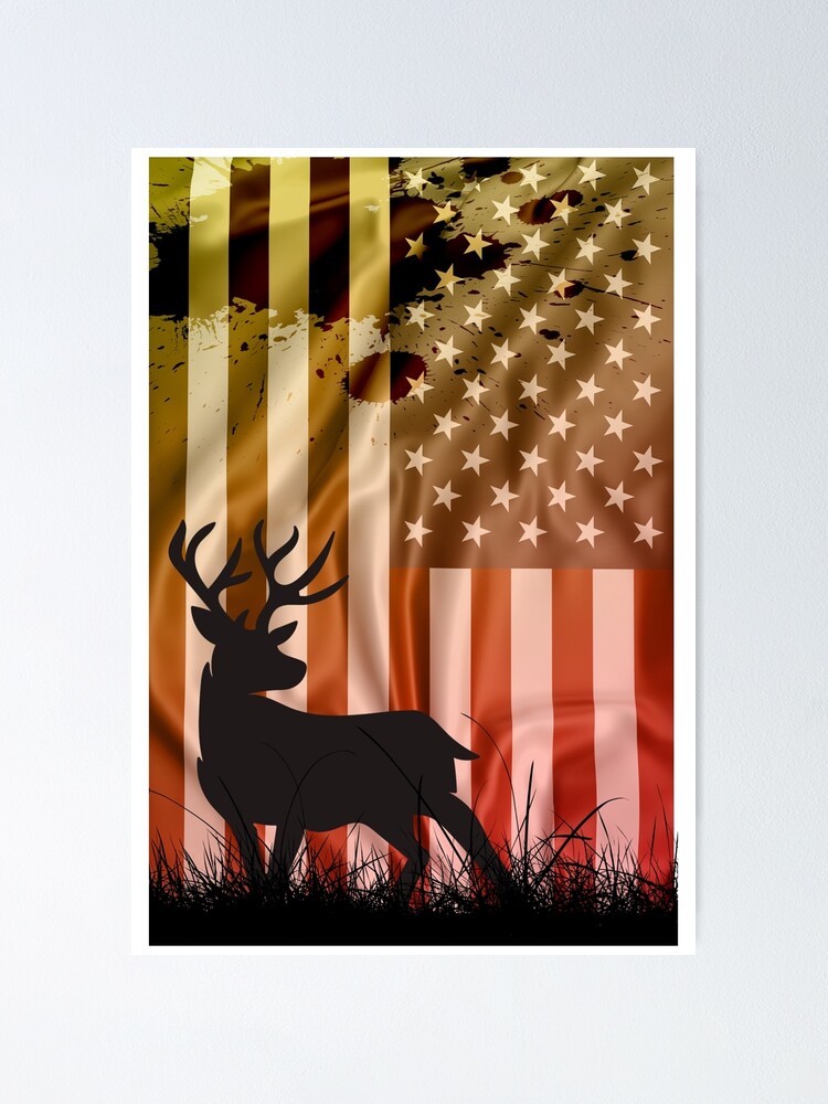 Camo USA Flag Mug Camouflage American Flag Hunter Mug 