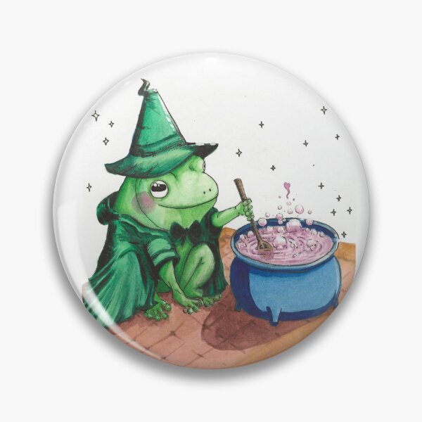 Item preview, Wizard Frog Stirring Up Fresh Brew designed and sold by Regan Jackson.