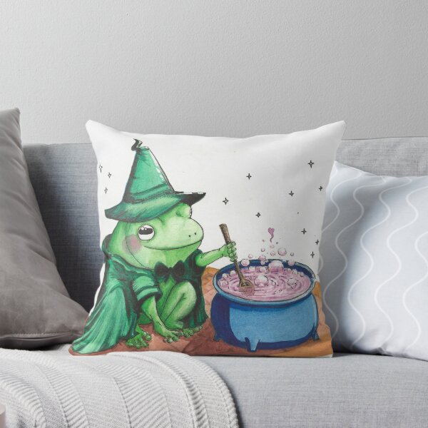 Item preview, Wizard Frog Stirring Up Fresh Brew designed and sold by Regan Jackson.