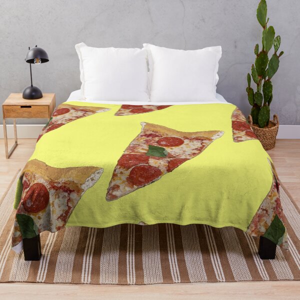 Item preview, Pepperoni pizza with basil designed and sold by m-yoga-store.