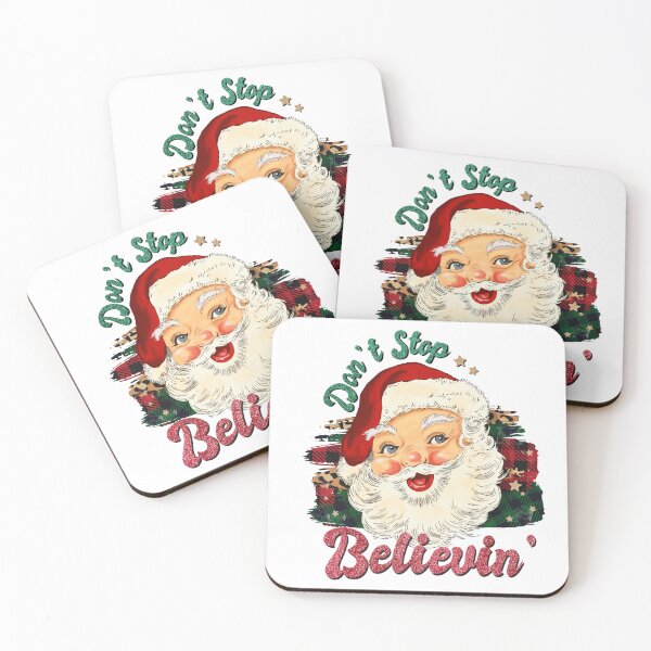 Item preview, Santa & Christmas-Don't Stop Believin' designed and sold by FairydustGifts.