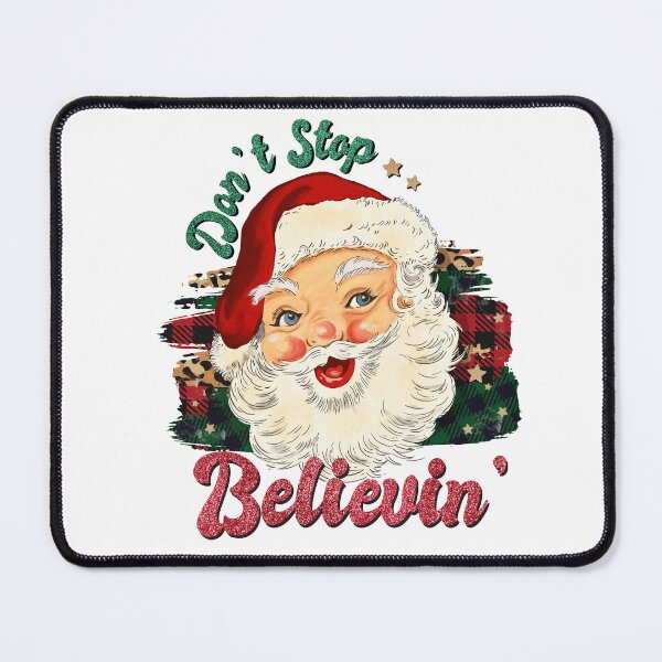 Item preview, Santa & Christmas-Don't Stop Believin' designed and sold by FairydustGifts.