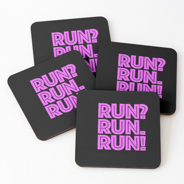 Item preview, Run? Run. Run! Pink designed and sold by ManoTV.