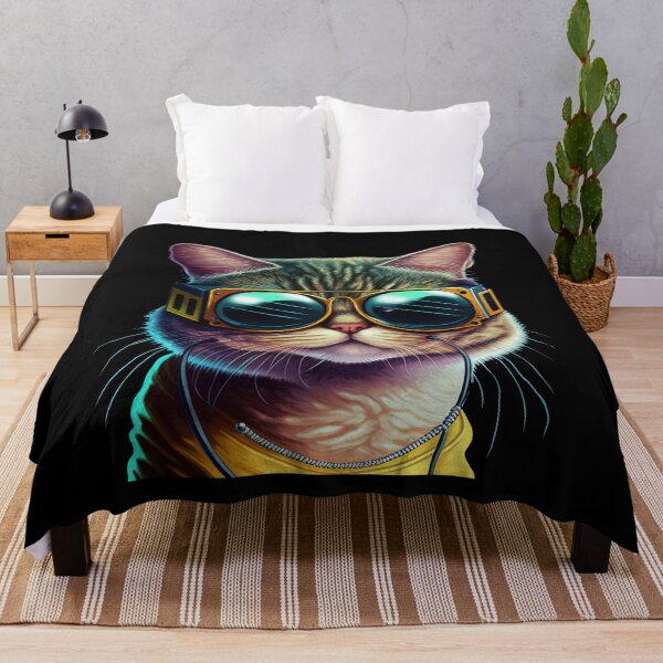 Item preview, Cat wearing glasses designed and sold by AnimalArtPhotos.