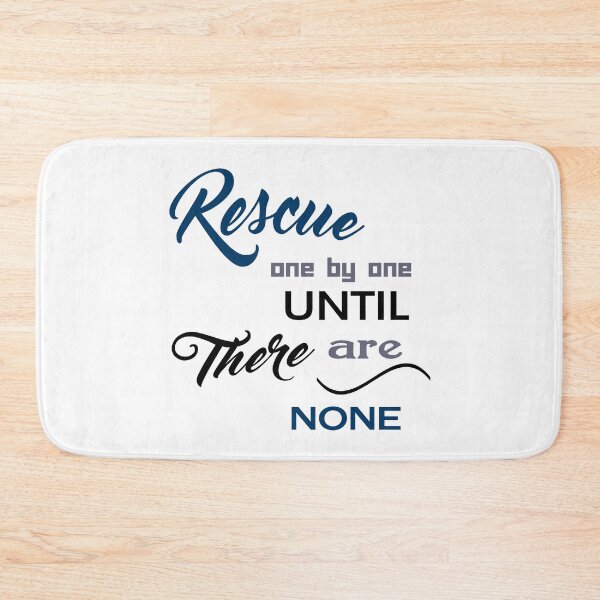 Item preview, Rescue one by one w/touch of gray designed and sold by raineOn.