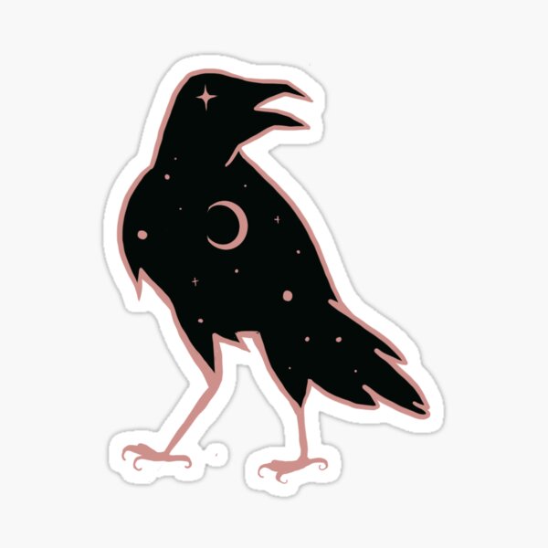 Item preview, Matthew the Raven designed and sold by Zsuzsa illustration.