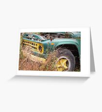 Rusting Truck Greeting Card