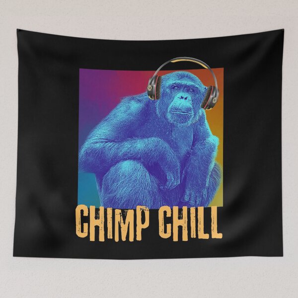 Item preview, Chimp Chill designed and sold by GoPublicTeam.