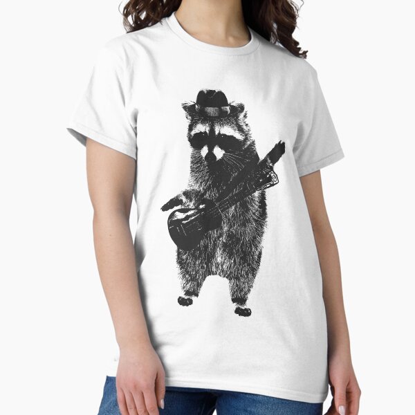 Item preview, Raccoon wielding ukulele designed and sold by autoboxdesign.
