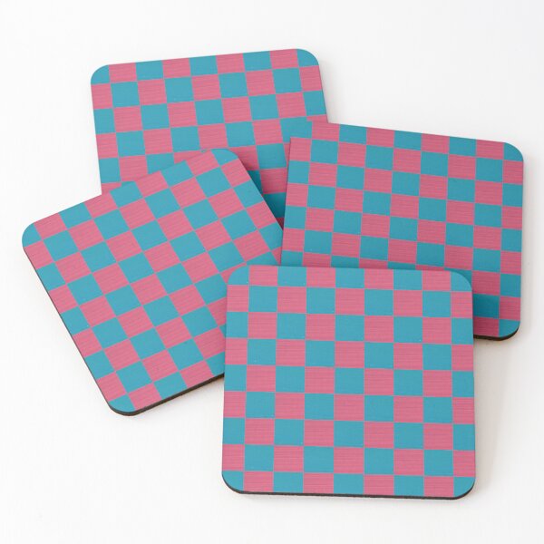 Item preview, Turquoise & Pink Checkerboard designed and sold by PSCSCo.