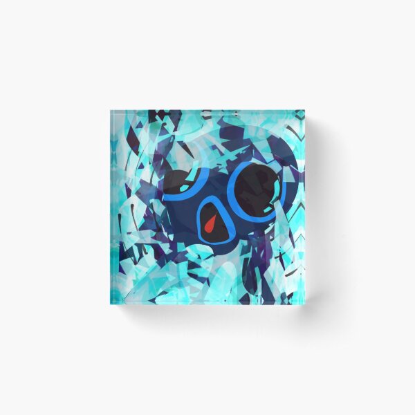 Squid No. 23 - Telekinetic Acrylic Block