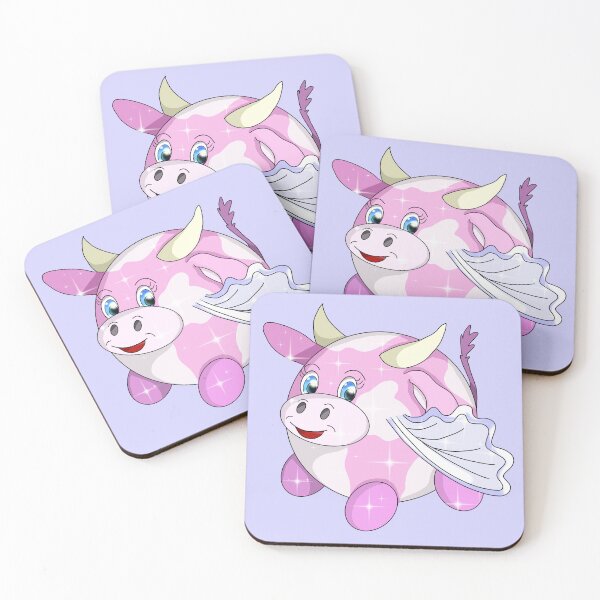 Item preview, pink flying cow designed and sold by BeingNow.