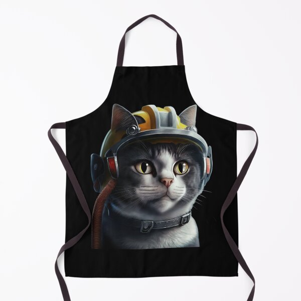 Item preview, Fireman cat designed and sold by AnimalArtPhotos.