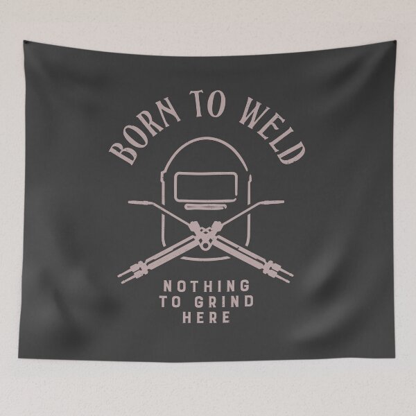 Item preview, Born to Weld Fun Vintage Logo for Professional  Welders (LIGHT) designed and sold by CRHPOD20.