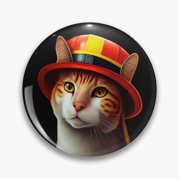 Item preview, Cat wearing hat designed and sold by AnimalArtPhotos.