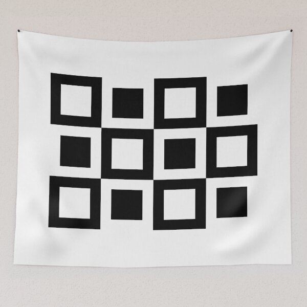 Item preview, Geometric Black and White Squares Design designed and sold by rosaliemillen.