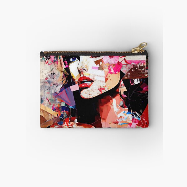 Item preview, Paper collage of a beautiful woman - "Be my valentine" series designed and sold by GuerillaDesign.