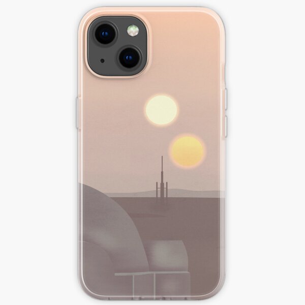 Tatooine Retro Travel Poster iPhone Soft Case