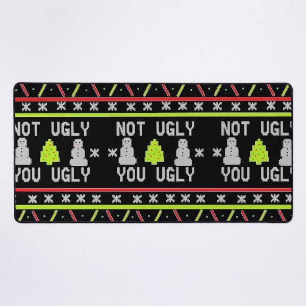 Item preview, "NOT UGLY, YOU UGLY" ugly sweater design designed and sold by Riccivela.